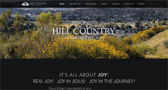 Desktop Screenshot of hillcountrychurch.org