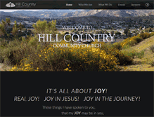 Tablet Screenshot of hillcountrychurch.org